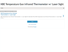 Tablet Screenshot of hdetemperaturegun.blogspot.com