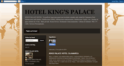 Desktop Screenshot of hotelkingspalace.blogspot.com