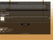 Tablet Screenshot of hotelkingspalace.blogspot.com