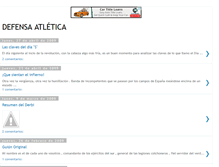 Tablet Screenshot of defensaatletica.blogspot.com