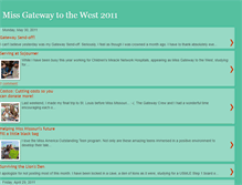 Tablet Screenshot of missgatewaytothewest.blogspot.com