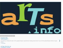 Tablet Screenshot of internationalartsnewscommentary.blogspot.com