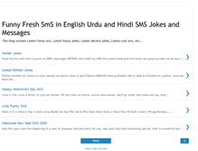 Tablet Screenshot of funnyfreshsms.blogspot.com