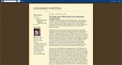 Desktop Screenshot of eldoradowriting.blogspot.com