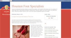 Desktop Screenshot of houstonfootspecialists.blogspot.com