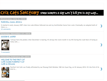 Tablet Screenshot of crizcats.blogspot.com