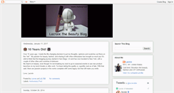 Desktop Screenshot of lacroixthebeautyblog.blogspot.com