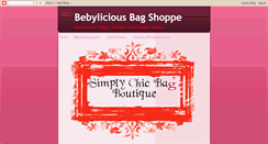 Desktop Screenshot of bebylicious.blogspot.com