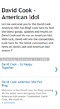 Mobile Screenshot of davidcookidolfan.blogspot.com