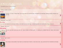 Tablet Screenshot of anewlifeadventure.blogspot.com