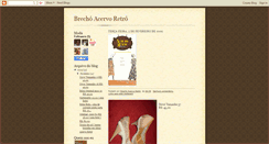 Desktop Screenshot of brechoacervoretro.blogspot.com