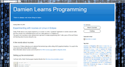 Desktop Screenshot of damienlearnsperl.blogspot.com
