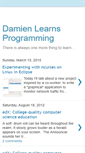 Mobile Screenshot of damienlearnsperl.blogspot.com