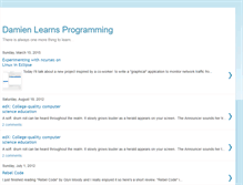 Tablet Screenshot of damienlearnsperl.blogspot.com