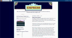 Desktop Screenshot of empresstheatre.blogspot.com