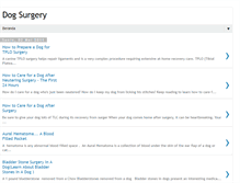 Tablet Screenshot of dog-surgery.blogspot.com