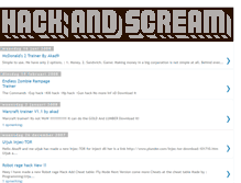 Tablet Screenshot of hack-and-scream.blogspot.com