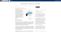 Desktop Screenshot of managetrainlearn.blogspot.com