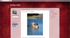 Desktop Screenshot of kallasgard.blogspot.com
