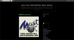 Desktop Screenshot of mostmusic.blogspot.com