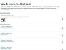 Tablet Screenshot of mostmusic.blogspot.com