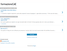 Tablet Screenshot of formazionecae.blogspot.com