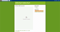 Desktop Screenshot of lligtv-izle.blogspot.com