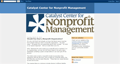 Desktop Screenshot of centerfornonprofitmanagement.blogspot.com