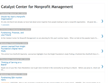 Tablet Screenshot of centerfornonprofitmanagement.blogspot.com