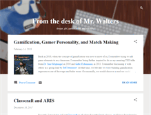 Tablet Screenshot of mrwaltersdesk.blogspot.com