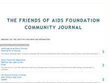Tablet Screenshot of friendsofaids2.blogspot.com