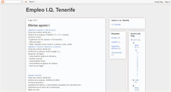 Desktop Screenshot of empleoiqtenerife.blogspot.com