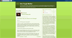 Desktop Screenshot of onetoughmothertalk.blogspot.com