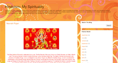 Desktop Screenshot of hinduismblog.blogspot.com