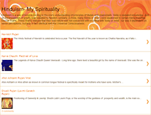 Tablet Screenshot of hinduismblog.blogspot.com
