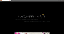 Desktop Screenshot of nazneennajib.blogspot.com