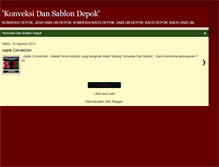 Tablet Screenshot of konveksidansablondepok.blogspot.com