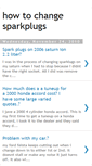 Mobile Screenshot of how-to-changesparkplugs.blogspot.com