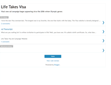 Tablet Screenshot of lifetakesvisa.blogspot.com