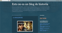 Desktop Screenshot of estonoesunblogdehistoria.blogspot.com