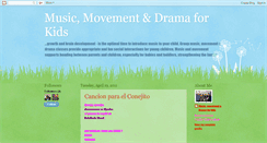 Desktop Screenshot of musicmovementdrama4kids.blogspot.com