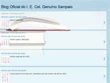 Tablet Screenshot of iegenuinosampaio.blogspot.com