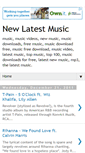 Mobile Screenshot of new-latest-music.blogspot.com