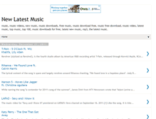 Tablet Screenshot of new-latest-music.blogspot.com