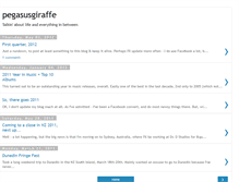 Tablet Screenshot of pegasusgiraffe.blogspot.com