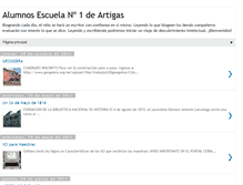 Tablet Screenshot of escuela1deartigas.blogspot.com
