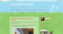 Desktop Screenshot of abeautifulramble.blogspot.com