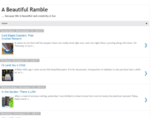 Tablet Screenshot of abeautifulramble.blogspot.com
