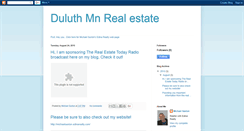 Desktop Screenshot of duluthmnrealestate.blogspot.com