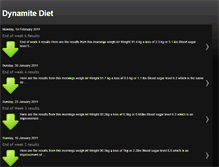 Tablet Screenshot of dynamite-diet.blogspot.com